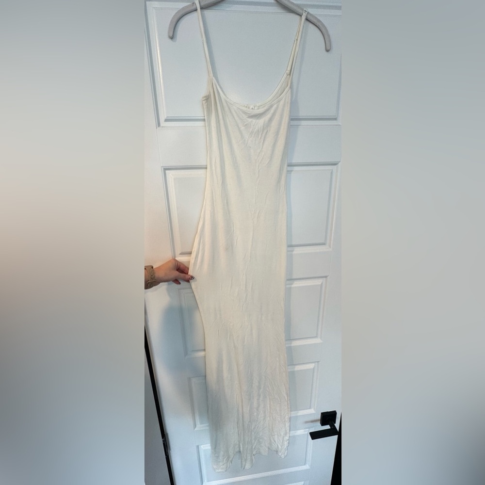 SKIMS Cream Maxi Dress